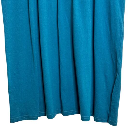 Locher's Paris Size Large Teal Embroidered I Ain't Your Effen Sweetheart Shirt - Picture 4 of 10